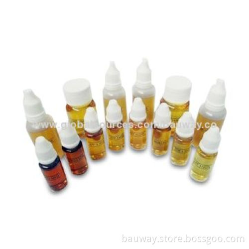 PG/PEG/VG Refill E-liquid, Various Bottle Cap Colors Available